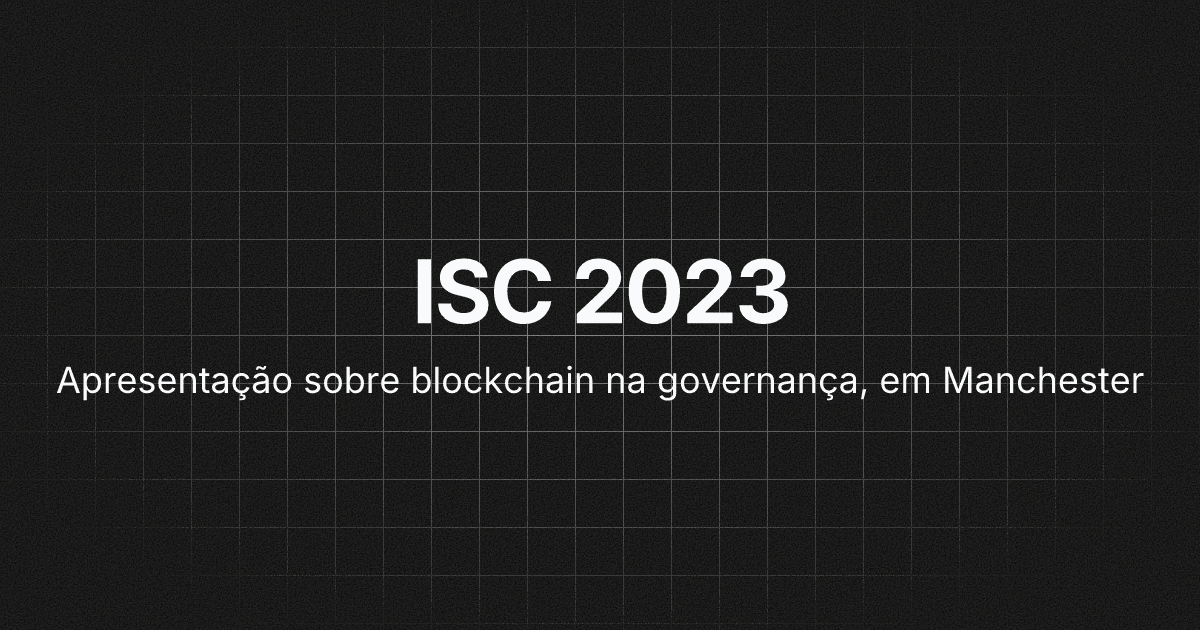 International Scientific Conference on Blockchain 2023